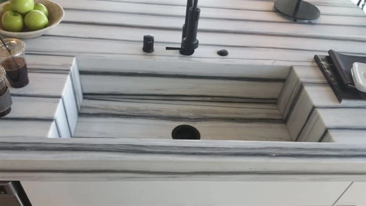 Calacatta Zebrino Marble wash basin