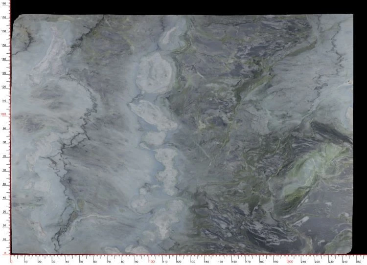Ice Green Glacier Blue Marble Tile